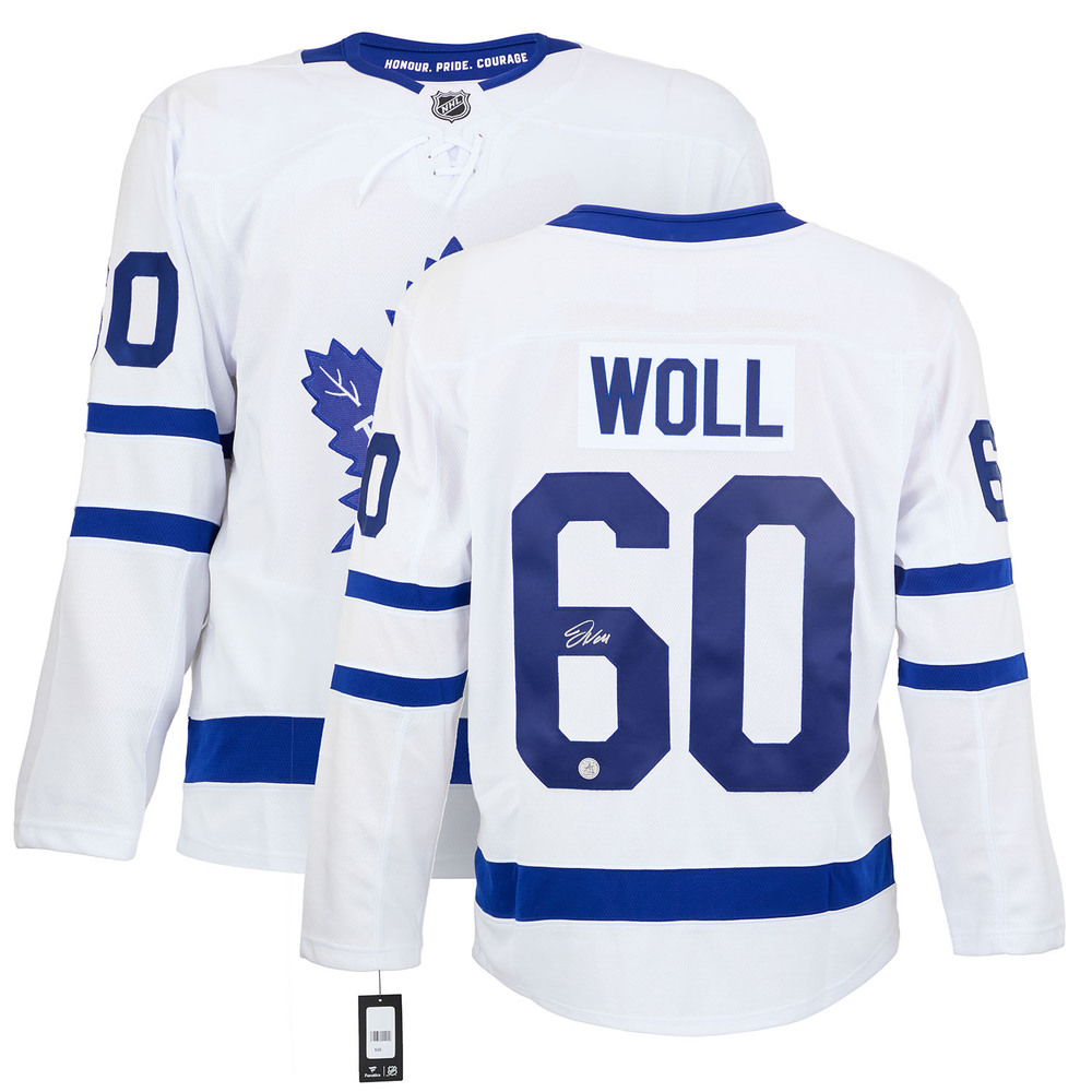 Joseph Woll Signed Toronto Maple Leafs White Fanatics Breakaway Jersey