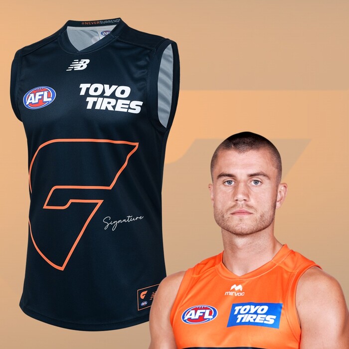 Xavier O'Halloran #33 GWS GIANTS 2025 Never Surrender Player Guernsey