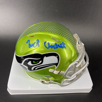 NFL - Seahawks Zach Charbonnet signed mini helmet