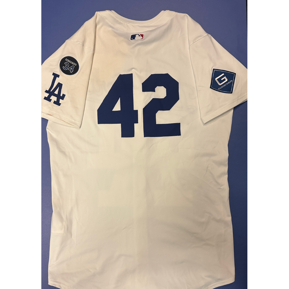 2025 42 Jackie Robinson Day Game-Worn Kirby Yates Jersey