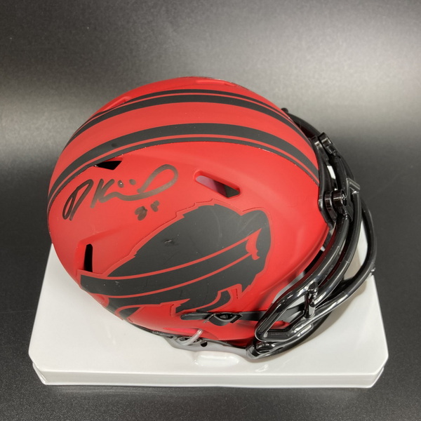 Bills - Dalton Kincaid Signed Rave Mini Helmet