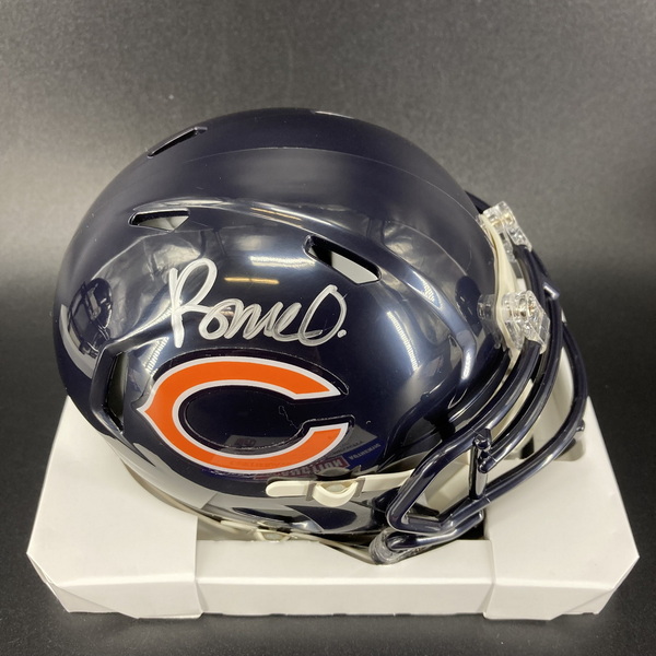 NFL - Bears Rome Odunze Signed Mini Helmet