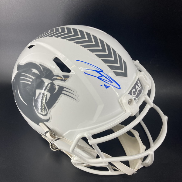 NFL - Panthers Trevor Etienne Signed STS Replica Speed Helmet