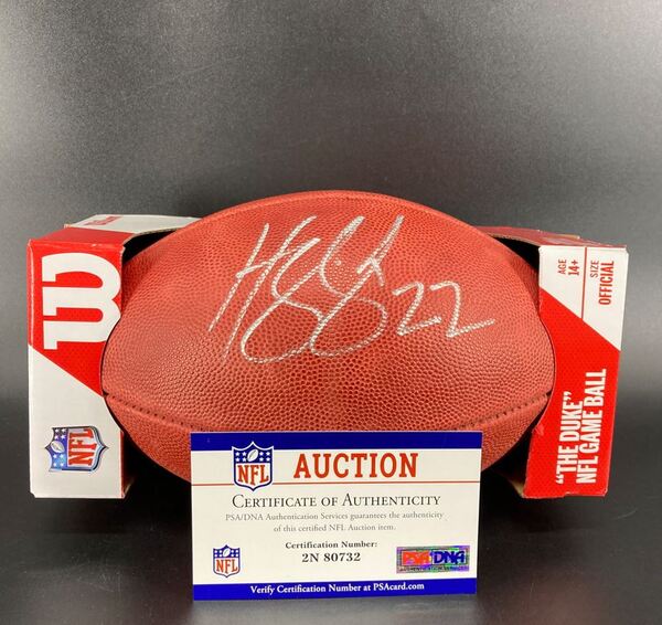 NFL - Vikings Harrison Smith Signed Authentic Football with Pro Bowl Logo