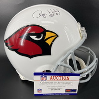 HOF - Cardinals Roger Wehrli Signed Authentic Proline Helmet with "...