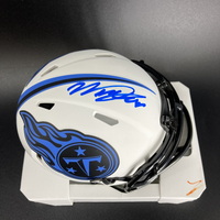NFL - Titans Will Levis signed lunar eclipse mini helmet
