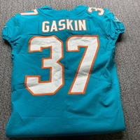 NFL - Dolphins Myles Gaskin Game Issued Jersey 2020 Season Size 38