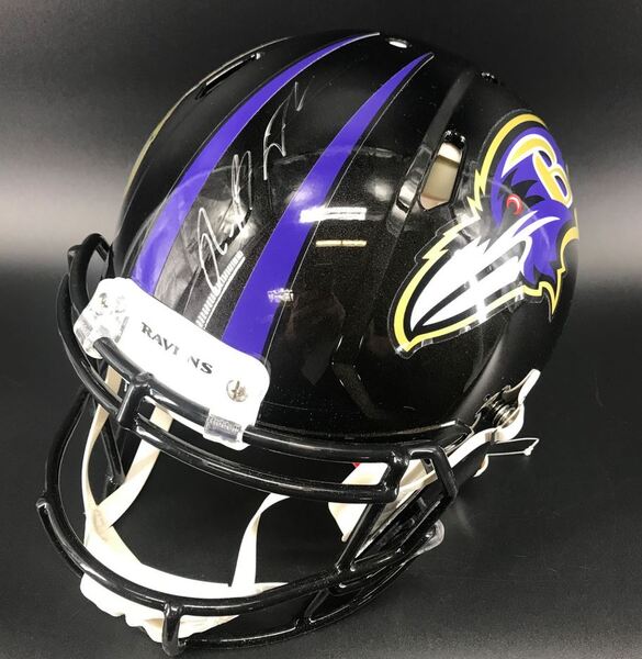 NFL - Ravens Rashod Bateman Signed Authentic Speed Helmet