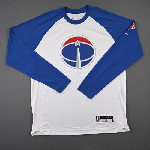 Image of Todd, Isaiah<br>City Edition Long-Sleeved Shooting Shirt - Game-Issued (GI)<br>Washington Wizards<br>2021-22<br>#14