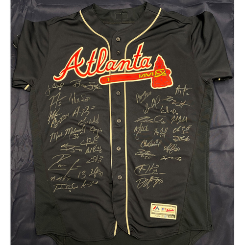 2020 Atlanta Braves Team Signed Jersey