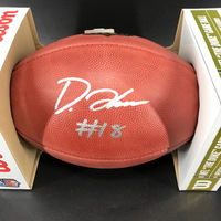 NFL - Ravens Diontae Johnson Signed Authentic Football