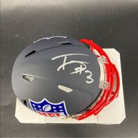 NFL - Giants Tyrone Tracy Jr. Signed Blue Shield Mini Helmet
