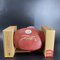 Jets - Braxton Berrios Signed Authentic Football With Jets Logo