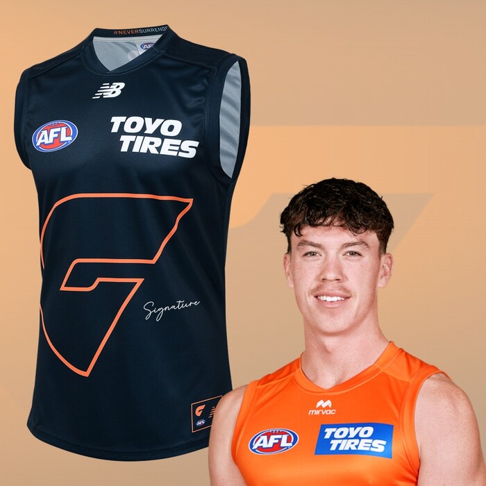 Logan Smith #36 GWS GIANTS 2025 Never Surrender Player Guernsey