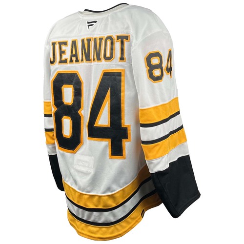 Photo of Game-Used 2025-2026 Season Away Hockey Jersey - Set 3 - Tanner Jeannot
