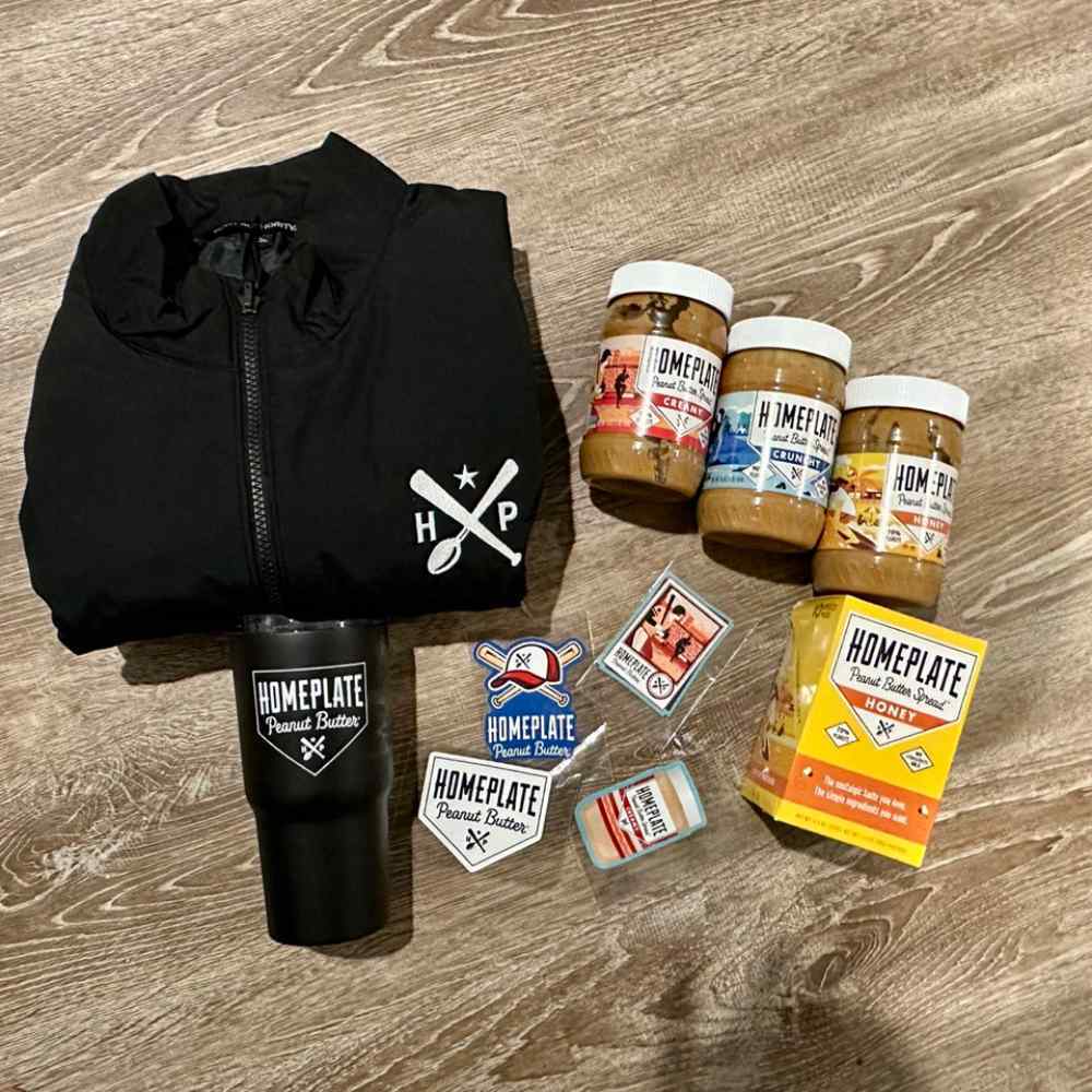 SPORTS OFFICIALS CARE HomePlate Peanut Butter Gift Pack MLB Auctions