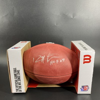 HOF - Bears Devin Hester Signed Authentic Football with HOF 24 Inscription