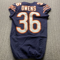 London Games - Bears Jonathan Owens Game Used Jersey (10/13/24) Size 38