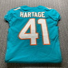 NFL - Dolphins Mantre Hartage Game Cut Jersey Size 38