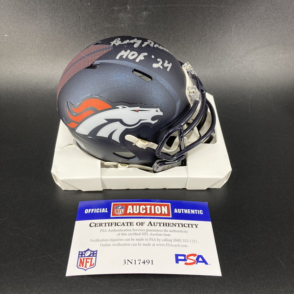 HOF - Broncos Randy Gradishar Signed Mini Helmet