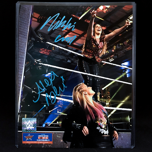 Alexa Bliss and Nikki Cross SIGNED SummerSlam Edition 8x10 Photo (Random Number)