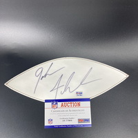NFL - Jets John Abraham Signed White Panel