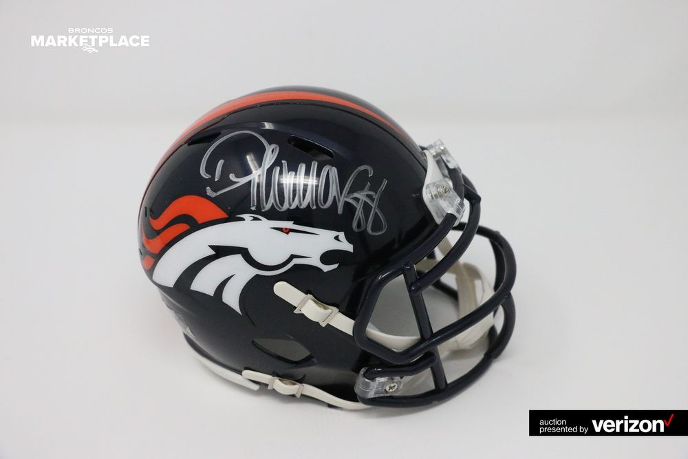 Demaryius Thomas Autographed Mini Helmet