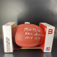 HOF - Chargers Ron Mix Signed Authentic Football