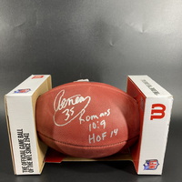 HOF - Rams Aeneas Williams Signed Authentic Football with HOF 14 Inscrip...