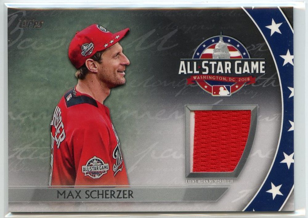 2018 Topps Update All Star Stitches #ASTMS Max Scherzer