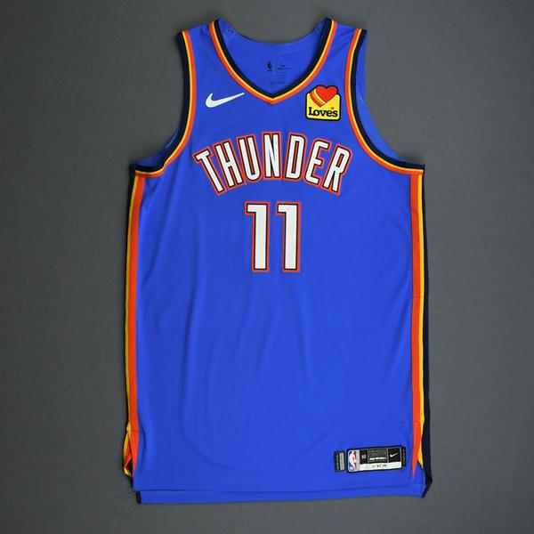 Image of Abdel Nader - Oklahoma City Thunder - Game-Worn Icon Edition Jersey - 2019-20 Season