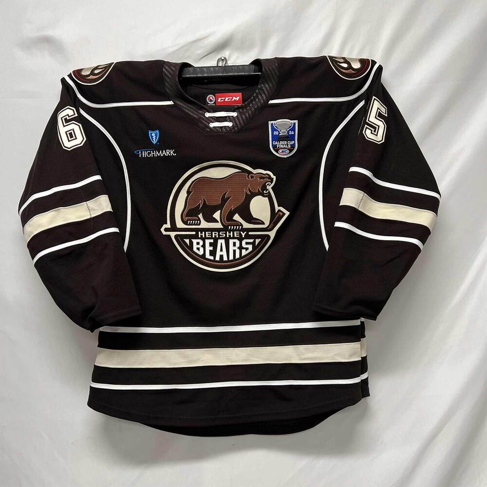 AHL Authentic 2024 Hershey Bears Calder Cup Finals Game 1 Jersey Worn