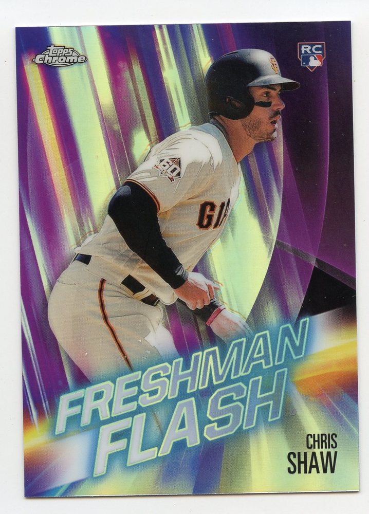 2019 Topps Chrome Freshman Flash #FF11 Chris Shaw