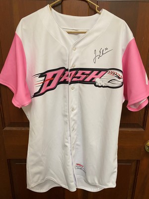 2012 Signed Jeremy Erben Pink Night Promo Jersey