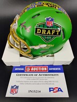 NFL - Panthers Tetairoa McMillan Signed NFL Draft Mini Helmet