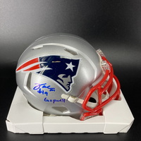 NFL - Patriots Joe Milton Signed Mini Helmet