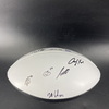 NFL - Multi Sign Commemorative Super Bowl LIX Panel Ball Signed By Travis Kelce, Isaiah Pacheco Carson Wentz, and Others