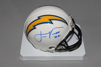 Chargers - Jason Verrett signed Chargers mini helmet