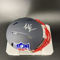 NFL - Jets Malachi Corley Signed Blue Shield Mini Helmet