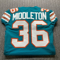 NFL - Dolphins Doug Middleton Game Cut Jersey Size 38