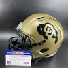 NFL - Colorado Multi Signed Replica Speed Helmet Signed by Travis Hunter and Shedeur Sanders