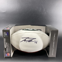 Jets - Braxton Berrios Signed Panel Ball With Jets Logo