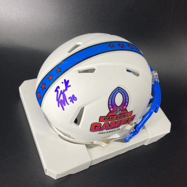 NFL - Saints Erik McCoy Signed Pro Bowl Games Mini Helmet