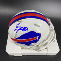 NFL - Bills Connor McGovern Signed Mini Helmet