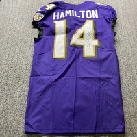 NFL - Ravens Kyle Hamilton Signed Authentic Jersey Size 40
