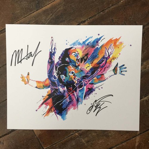 The Hardy Boyz SIGNED 11 x 14 Rob Schamberger Print