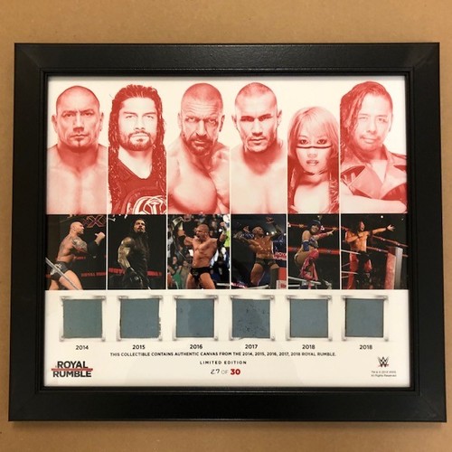 Royal Rumble 6-Canvas Limited Edition Plaque