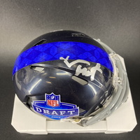 NFL - Broncos Troy Franklin Signed NFL Draft Mini Helmet