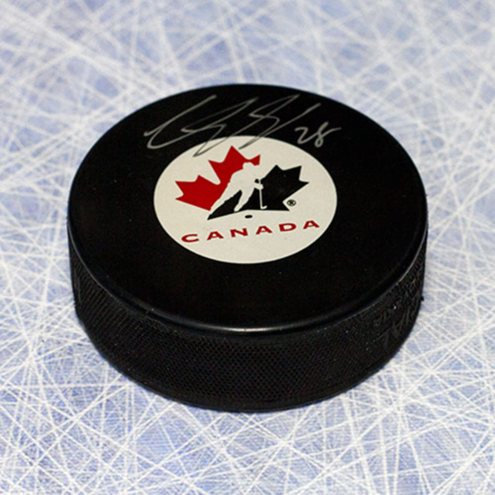 Claude Giroux Team Canada Autographed Hockey Puck