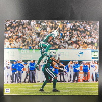 Jets - Multi Sign Metal Picture (14x11) Signed By Jamal Adams And Marcus...